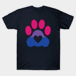 Pride Paw: Bi Pride T-Shirt